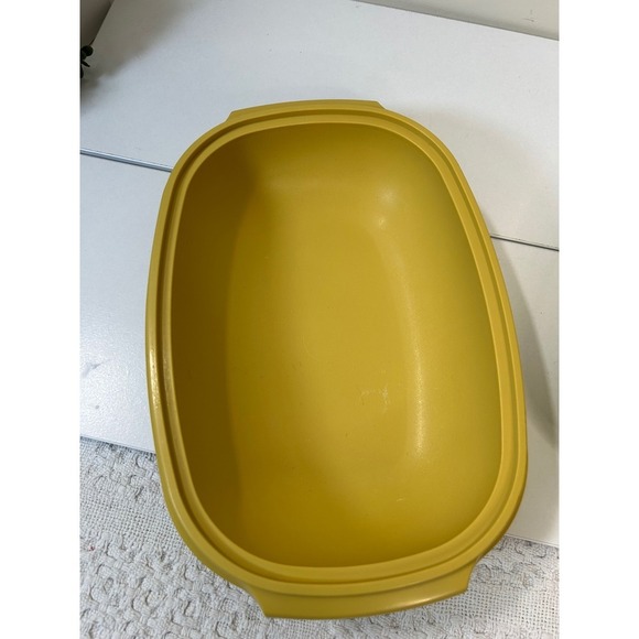 Vintage Tupperware 3 piece Kitchen Steamer Set - Harvest Gold‎ - Picture 6 of 8